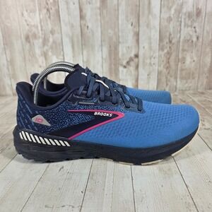 Brooks Launch GTS 10‎ Women's Running Shoes Blue Pink Size 9 Athletic Sneakers